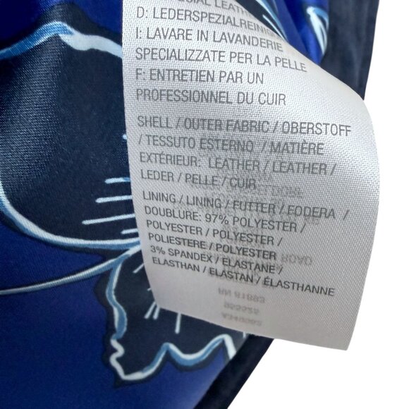 ISAAC MIZRAHI Live! Womens Leather Jacket Blue Suede Snap Front Casual QVC Moto - Picture 12 of 12